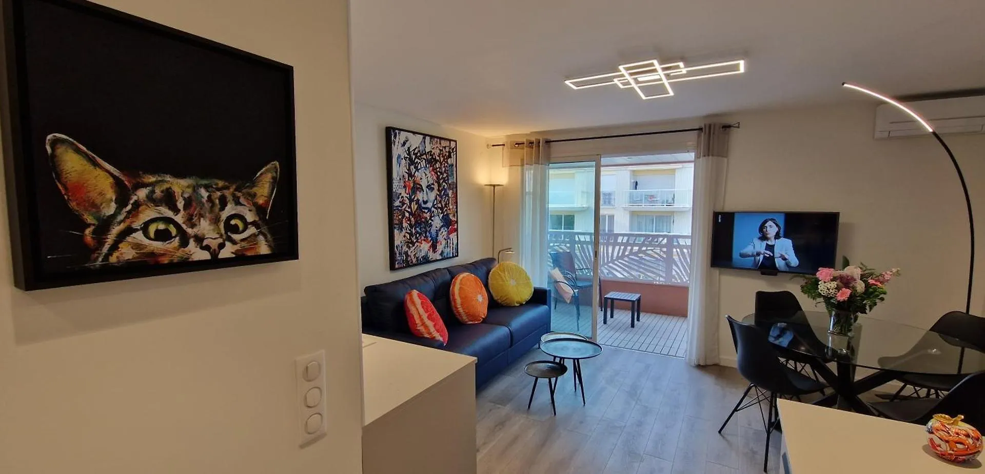 Juan 4 Prs, Clim, 300M Plage, Piscine, Parking Antibes Apartment