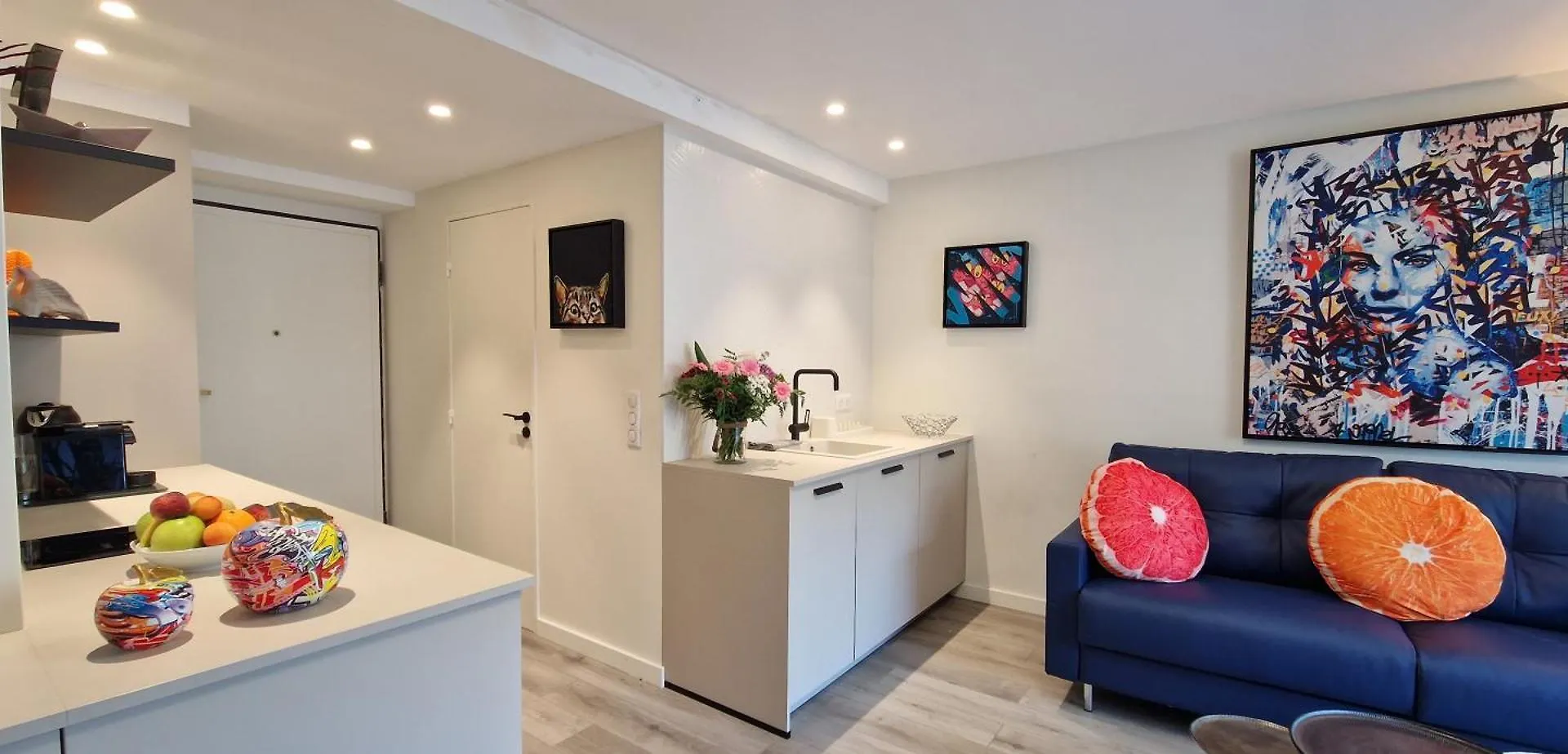 אנטיב Juan 4 Prs, Clim, 300M Plage, Piscine, Parking