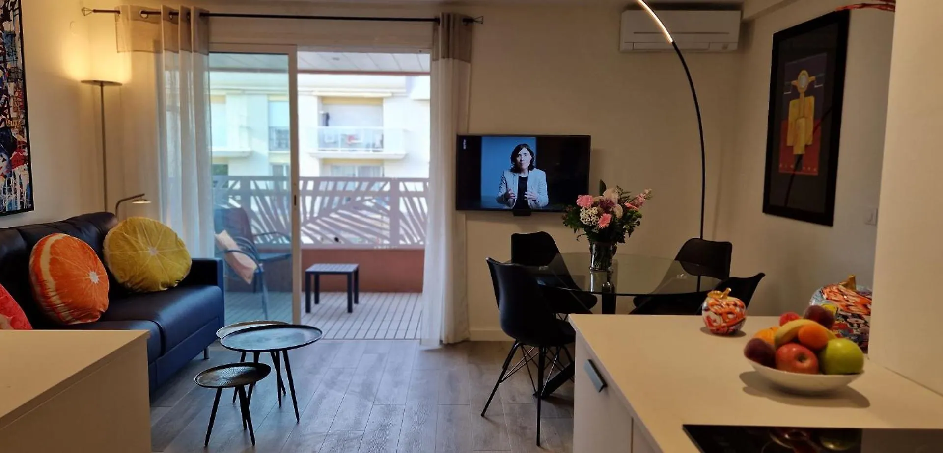 Juan 4 Prs, Clim, 300M Plage, Piscine, Parking Antibes Apartment