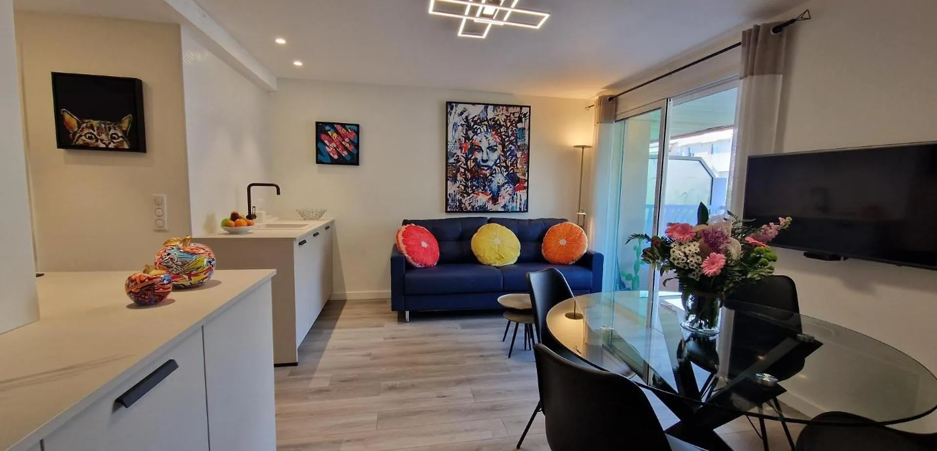 דירה אנטיב Juan 4 Prs, Clim, 300M Plage, Piscine, Parking צרפת